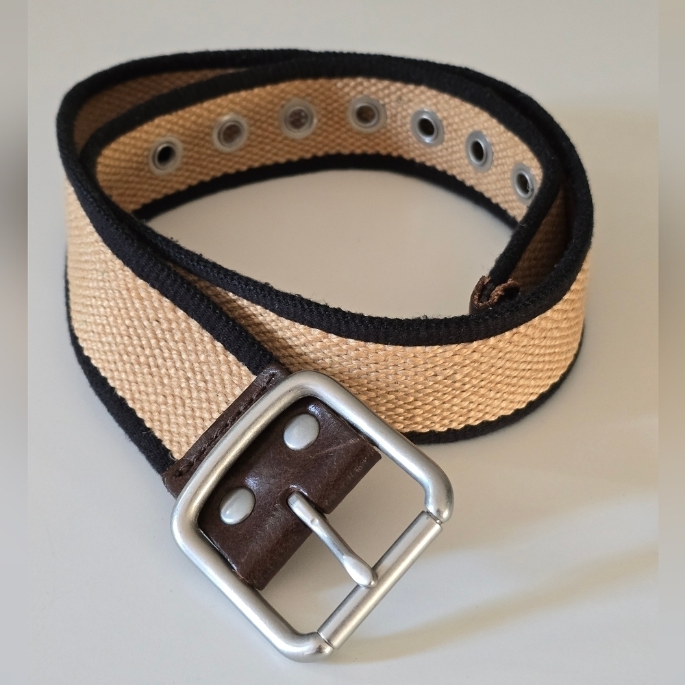 Gap canvas and leather belt